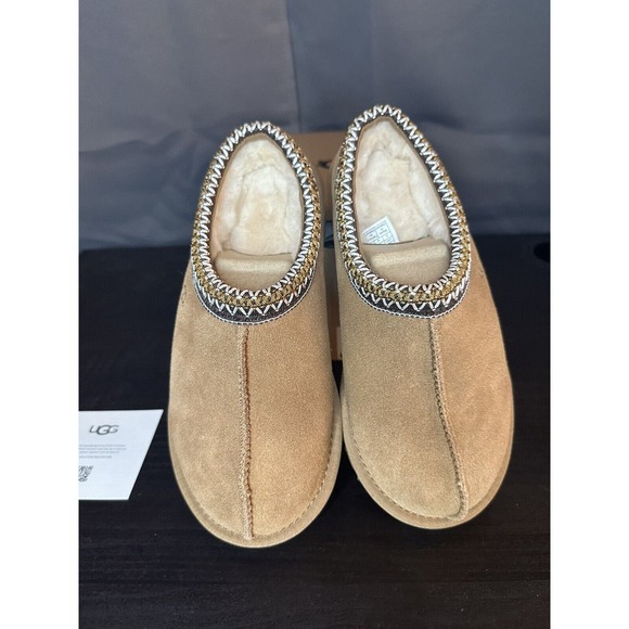 UGG TASMAN SLIPPER WOMEN'S CHESTNUT SUEDE BRAND NEW | Size 6 | SHIPS NOW! - Picture 3 of 8